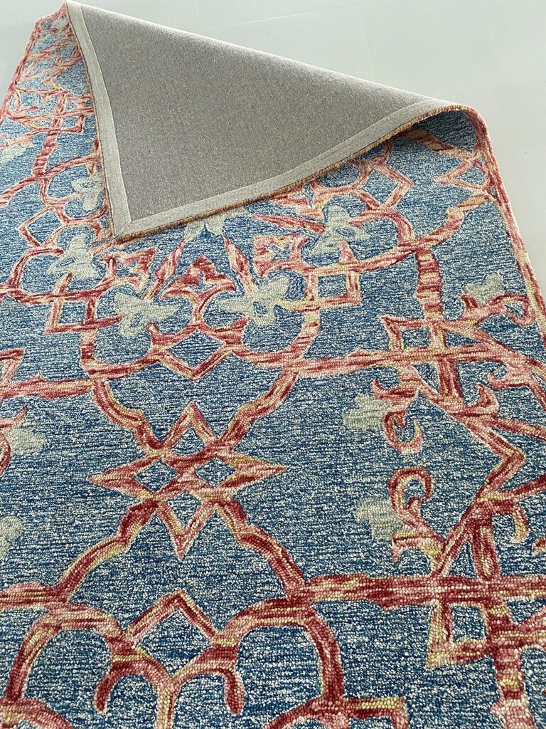 STENCIL FLOWER BLUE – QAD